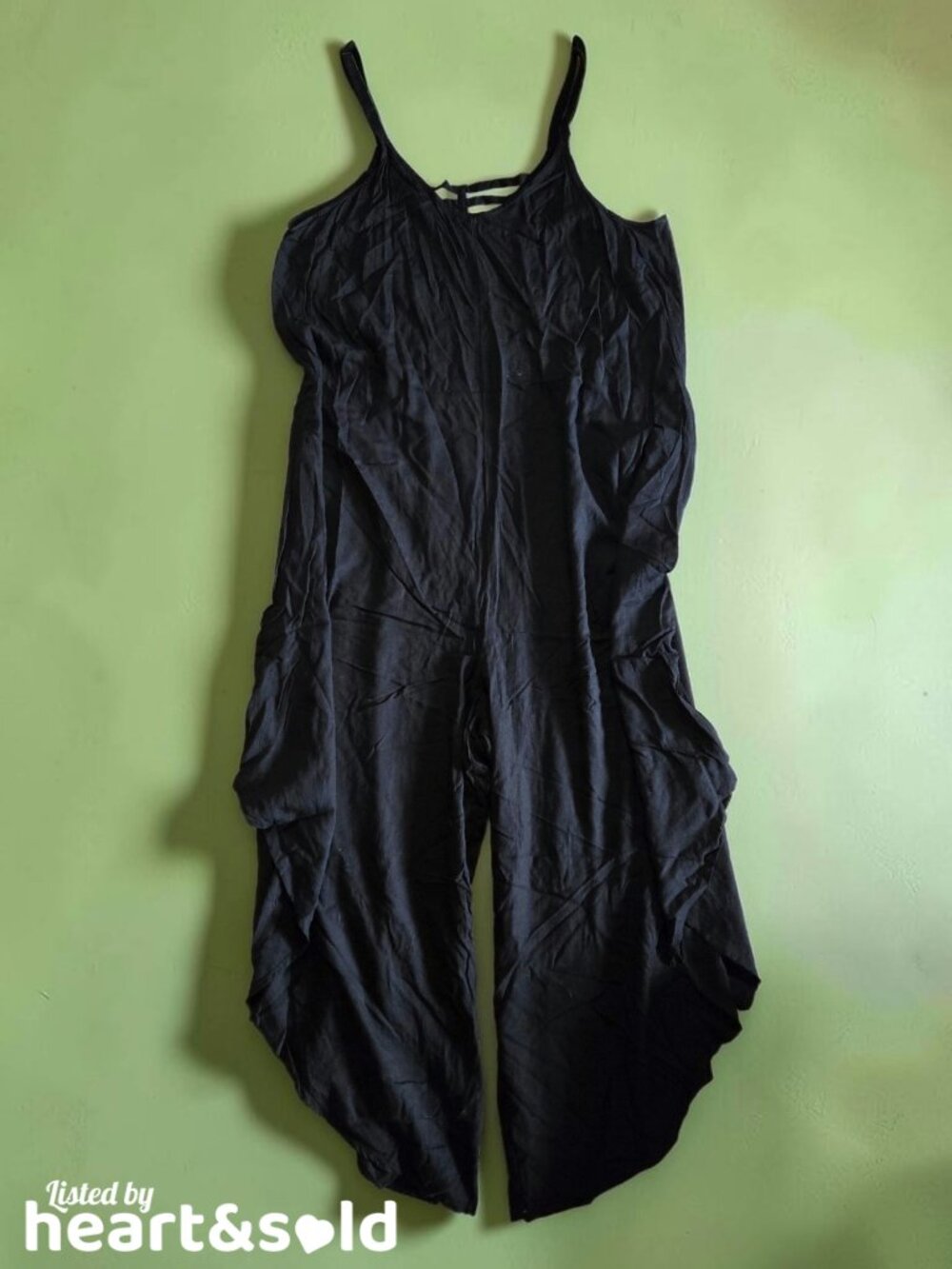Womens Sam and Jess Black Harem Jumpsuit